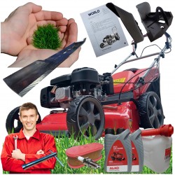 Kosiarka spalinowa z napędem WORLD GRL 530S HW 4w1 Loncin