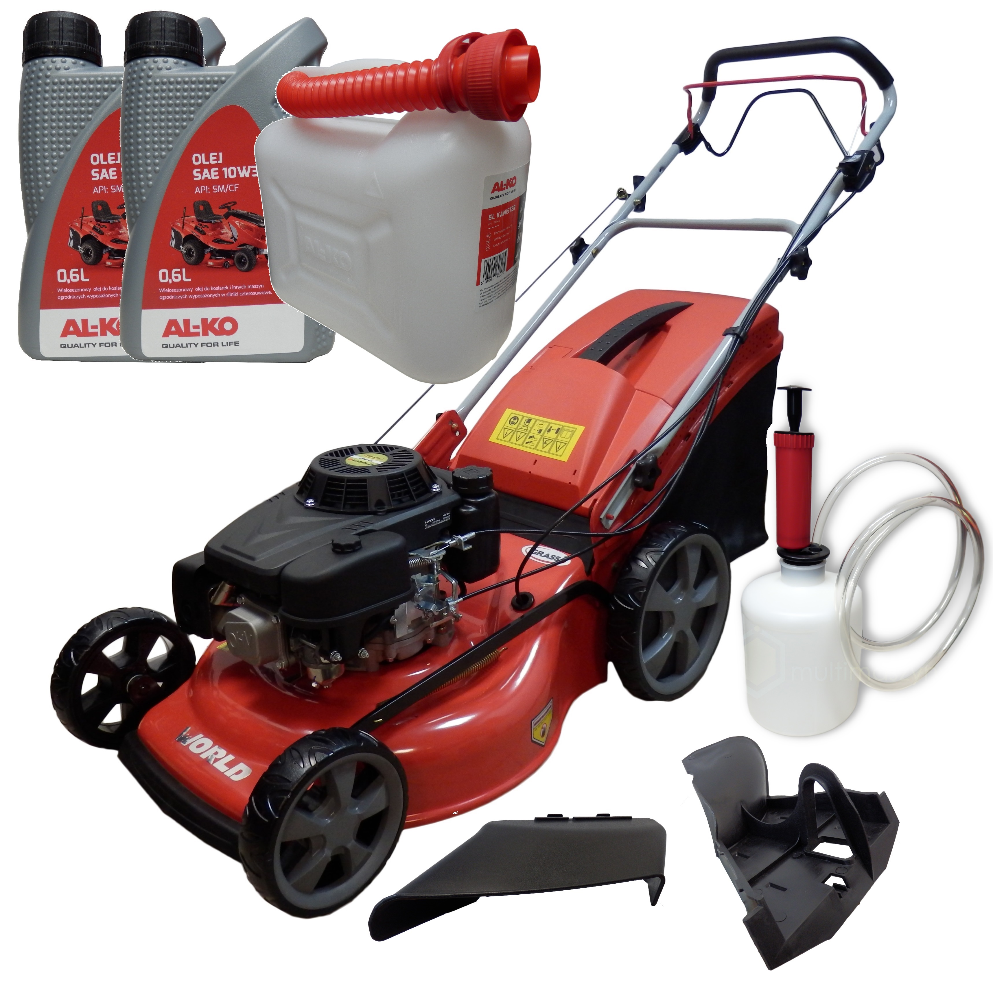Mocna kosiarka spalinowa z napędem