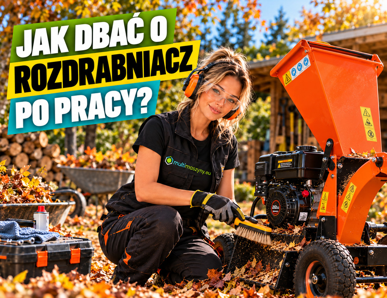 Jak dbać o rozdrabniacz spalinowy po pracy i przed dłuższym postojem?