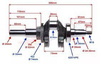 WAŁ KORBOWY HONDA GX390 25 mm ( 13310-ZF6-W21 )