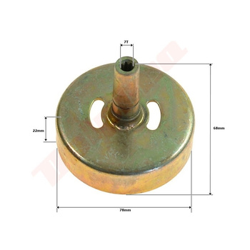 BĘBEN SPRZĘGŁA KOSY 78x22x68x7T TL43-7T