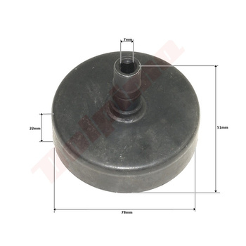 BĘBEN SPRZĘGŁA KOSY 78x22x51x4T7