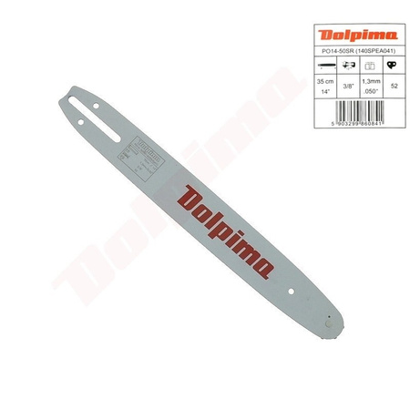 Prowadnica do piły DOLPIMA 3/8" 1,3mm 35cm 14" 140SDEA041