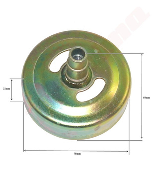 BĘBEN SPRZĘGŁA KOSY 78x24x58 8x1,25 KAWASAKI TD40