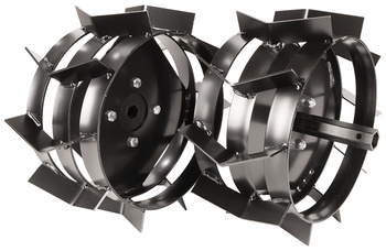 CEDRUS GL05 koła żelazne do glebogryzarki 4.00-8 z flanszą 25 mm komplet