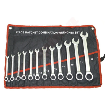 KLUCZE   12 PCS PŁASKO OCZKOWE GRZECHOTKA