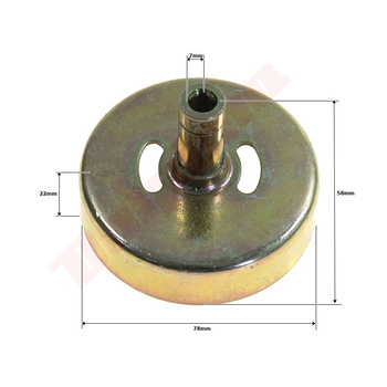 BĘBEN SPRZĘGŁA KOSY 78x22x58x4T7