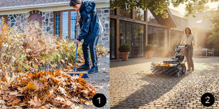 Zamiatarka spalinowa CEDRUS ZM04 – 80 cm, z napędem