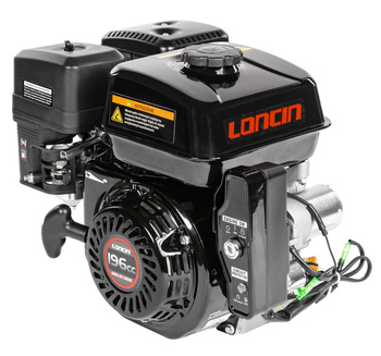 Silnik spalinowy Loncin G200FD-A 196 cm³ 4,1 kW wał poziomy 20 x 53 mm rozrusznik ręczny i elektryczny