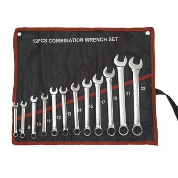 KLUCZE   12 PCS PŁASKO OCZKOWE