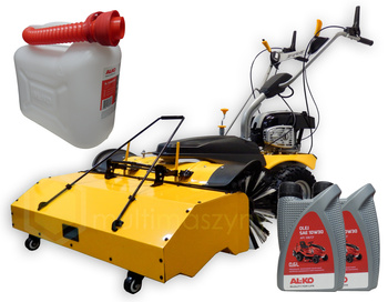 Zamiatarka spalinowa VEGA VG100V-D Loncin w zestawie z pojemnikiem