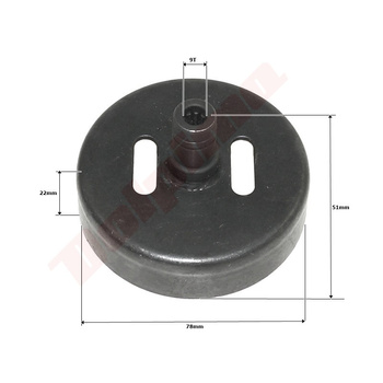 BĘBEN SPRZĘGŁA KOSY 78x22x51x9T