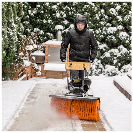 Zamiatarka spalinowa GRASS VEGA KCB25-F 4w1 Loncin 196 cm³ – szerokość szczotki 80 cm