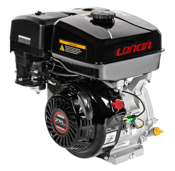 Silnik spalinowy Loncin G270F-A 6 kW 270 cm³ wał poziomy 25 x 60 mm rozruch ręczny