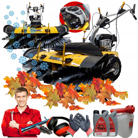 Zamiatarka spalinowa GRASS VEGA VG100V BS750EX Briggs & Stratton 163 cm³ – szerokość 100 cm