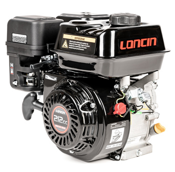 Loncin G210FA-A silnik spalinowy 212 cm³ 4,4 kW wał poziomy 20 x 52 mm ręczny rozruch