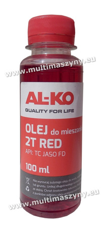 Olej do mieszanki 2-suw AL-KO 2T RED 100 ml 4003718058994