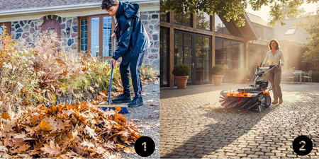 Zamiatarka spalinowa Oleo-Mac OM Line PKM 80 Loncin 196 cm³, szczotka 80 cm