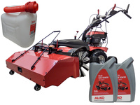 Zamiatarka spalinowa Cedrus ZM05PRO-E zestaw z pojemnikiem