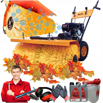 Zamiatarka spalinowa Oleo-Mac OM Line PKM 80 Loncin 196 cm³, szczotka 80 cm