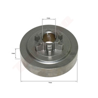 BĘBEN SPRZĘGŁA PILARKI CHIŃSKIE 25cc 3/8''  6T